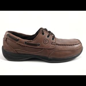 Mens Rockport Work - Steel Toe Leather Boat Shoes